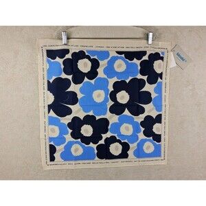 Marimekko Kioski Astrilli Unikko Floral Organic Cotton Scarf Bandana